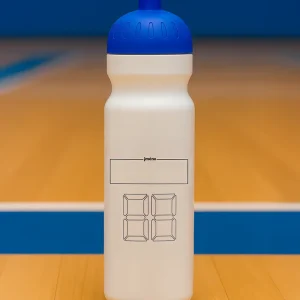 Sportovní lahev bílo-modrá