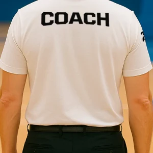 Sportovní triko Coach bílé